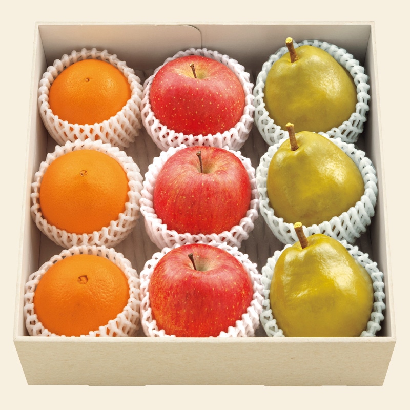 <お歳暮>旬のフルーツ3種詰合せ A