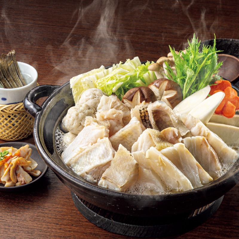 <お歳暮>長崎産天然クエ鍋3人前(珍味付き)