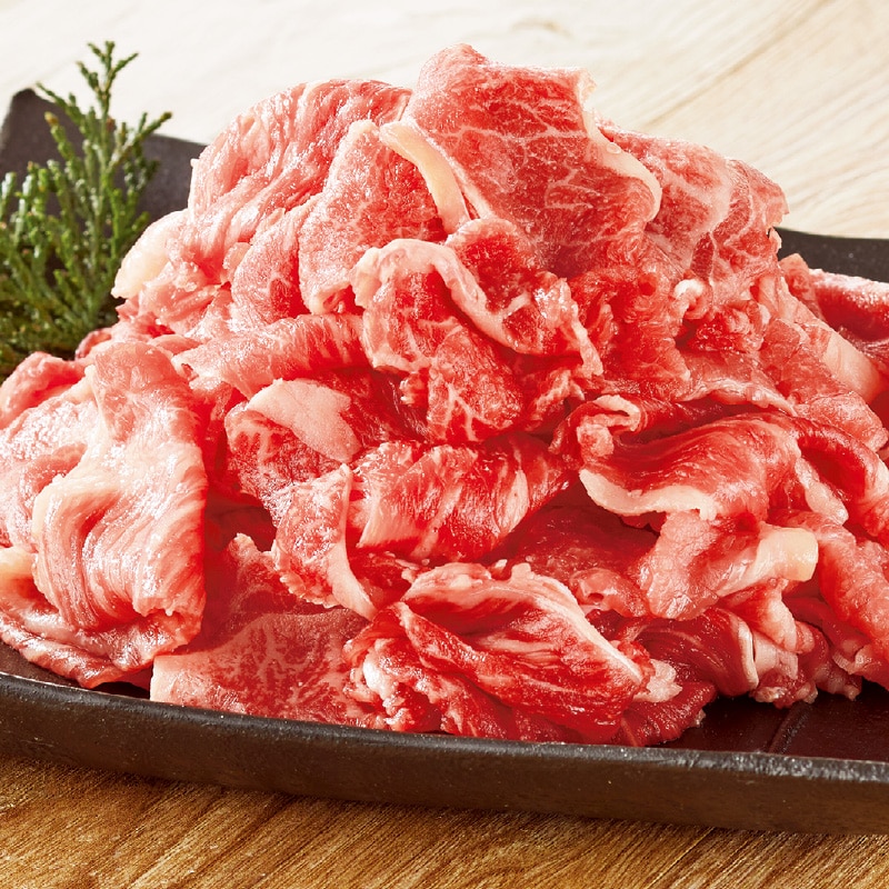 <お歳暮>黒毛和牛切落し370g