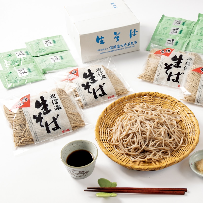 <お歳暮>奥信濃黒姫なまそば 4人前