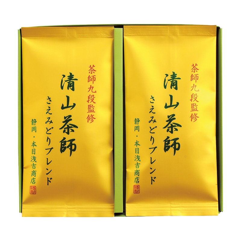 <お歳暮>茶師九段監修清山茶師さえみどりブレンド 2袋