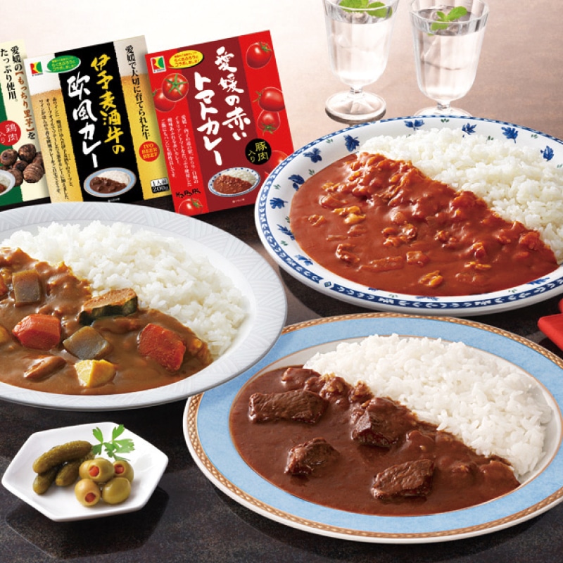 <お歳暮>愛媛のレトルト屋さんのカレーセット