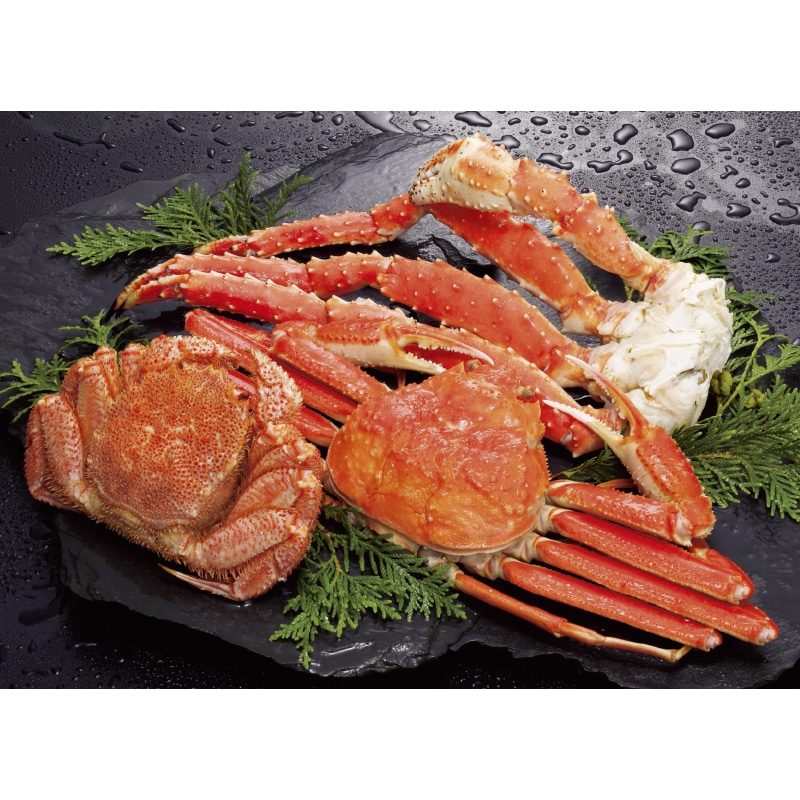 <お歳暮>贅沢かに三昧 3種詰合せ