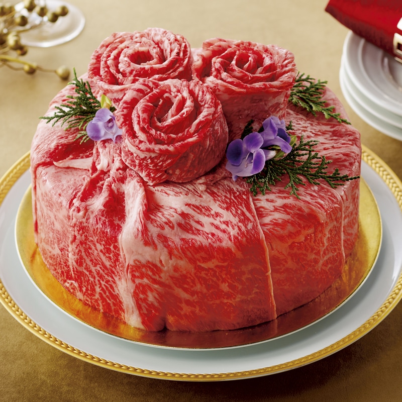 <お歳暮>【冷凍】松阪牛(ケーキ型盛付)600g