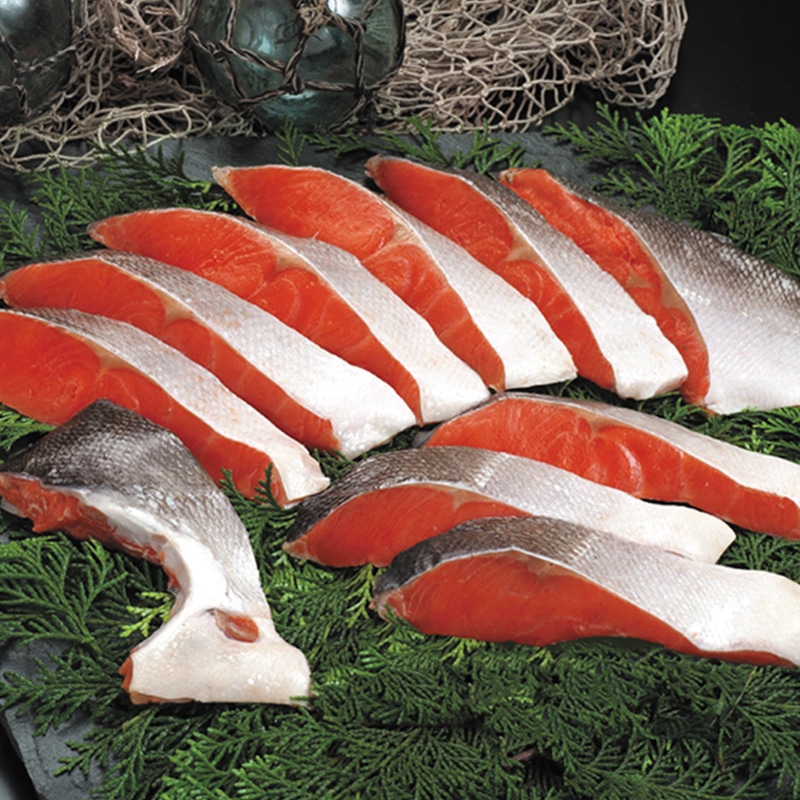 <お歳暮>紅鮭半身切身