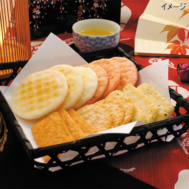 <お歳暮>せんべい5種詰合せ