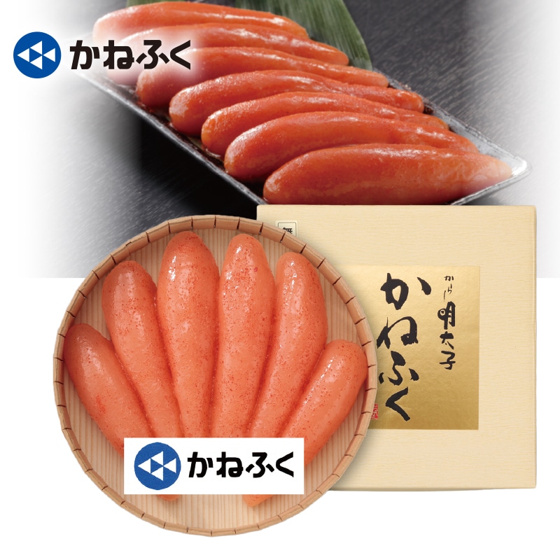 <お歳暮>かねふく 北海道産 無着色からし明太子(東日本版)
