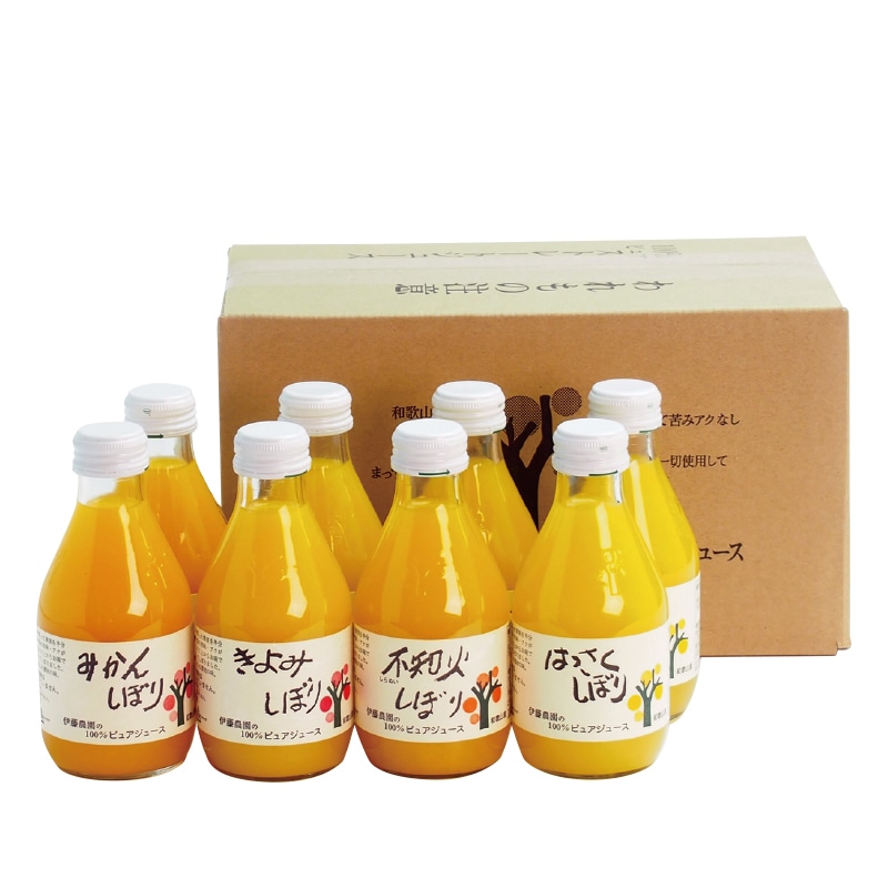 <お歳暮>伊藤農園 100%ピュアジュース8本セット(東日本版)