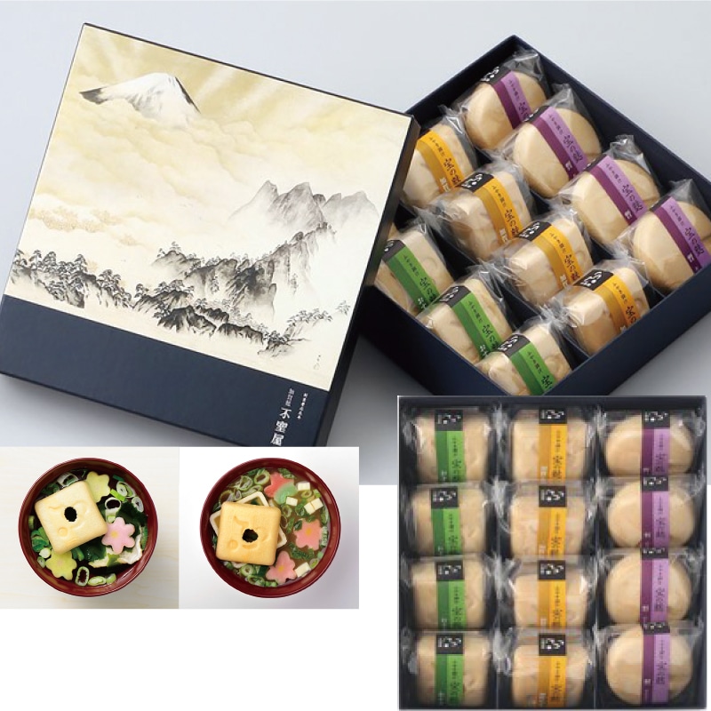 <お歳暮>加賀麩不室屋 宝の麩詰合せ 横山大観「蓬莱山」限定化粧箱(東日本版)