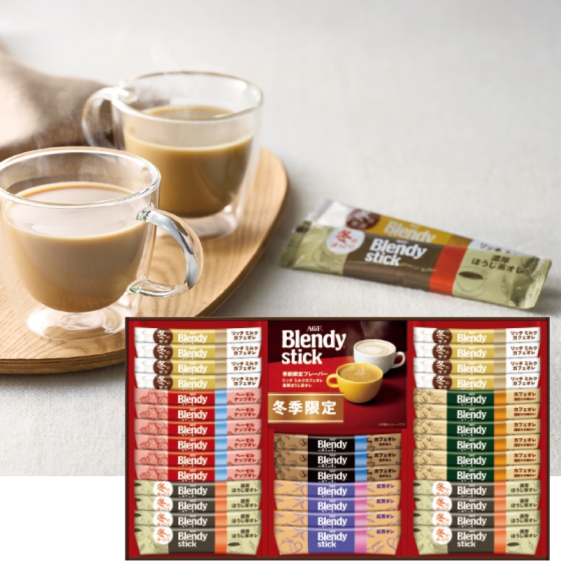 <お歳暮>AGF ブレンディスティックウィンターカフェオレコレクション(東日本版)