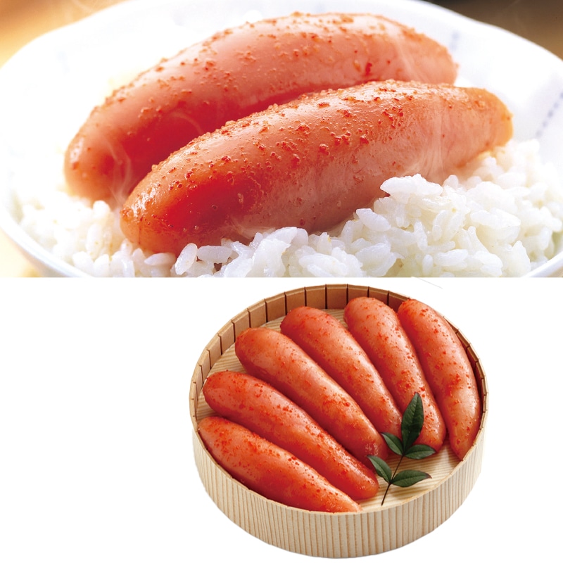 <お歳暮>かねふく 黒田武士明太子無着色 樽(東日本版)