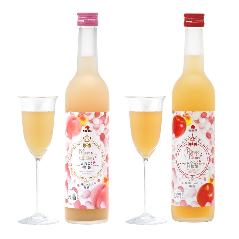<敬老の日>桃姫&林檎姫 500ml×2本セット