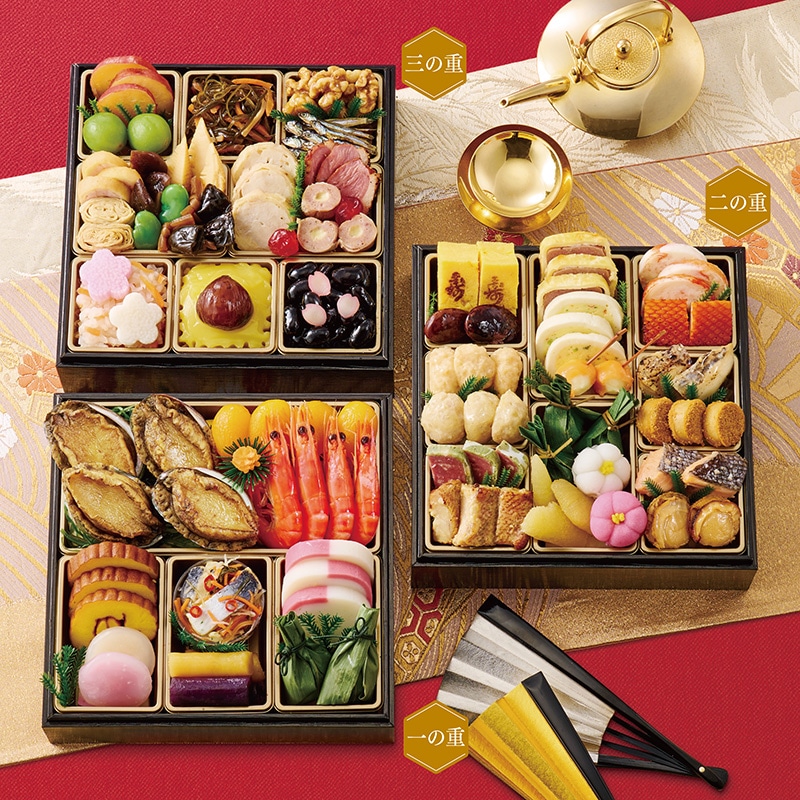 <おせち>【早割】京都祇園料亭 や満文青木庵 華匠膳三段重