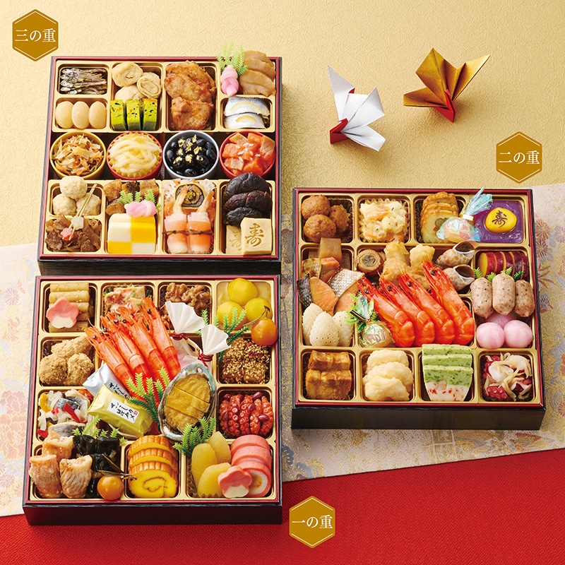 <おせち>【早割】千賀屋謹製 迎春おせち料理「飛祥」和風三段重