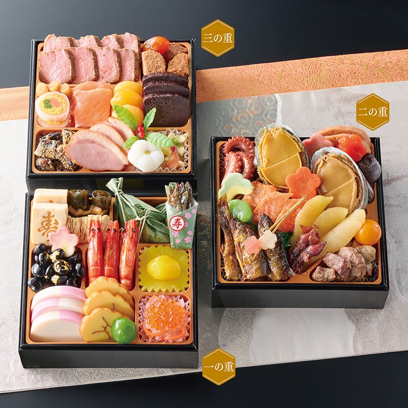 <おせち>【早割】京都伏見清和荘監修 和風おせち料理 三段重