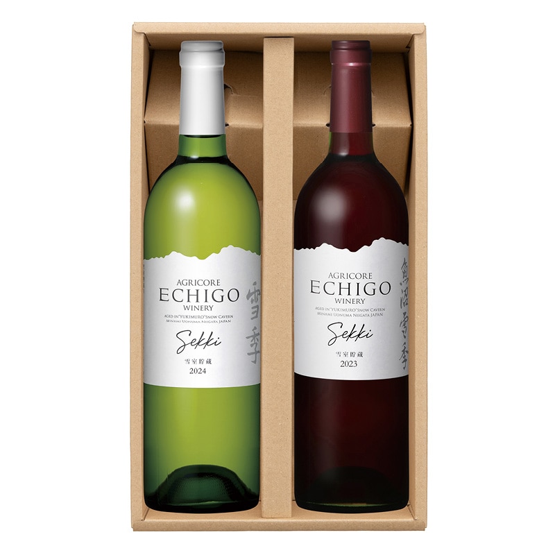 <母の日>雪室貯蔵ワイン 雪季赤白セット