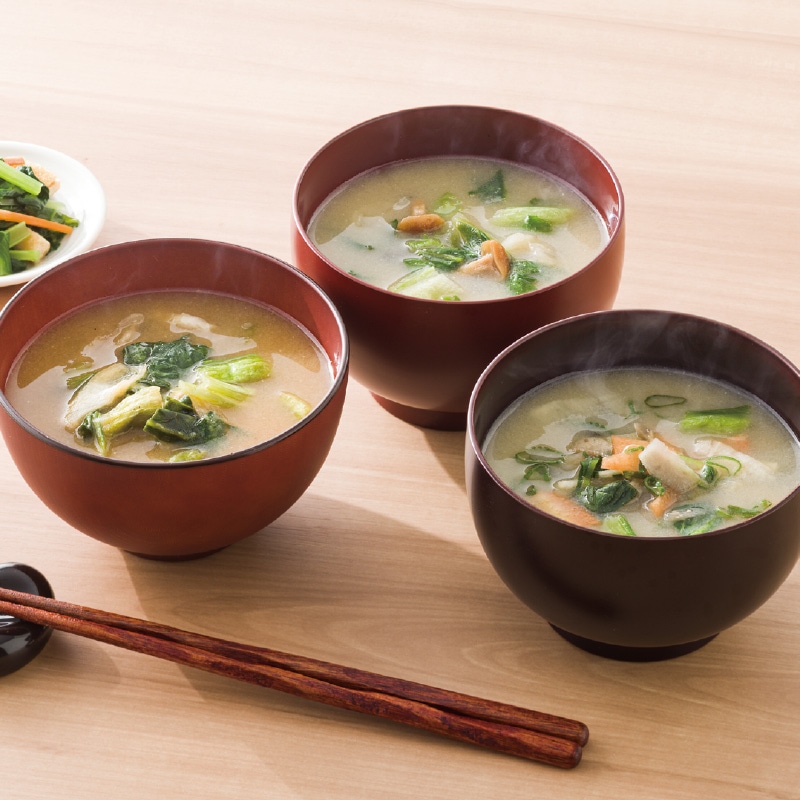 おみそ汁 90食入 (10種×各9食) 1.2.3枚目の写真が3セット届きます。 おみそ汁 90食入 (10種×各9食) 1.2.3枚目の