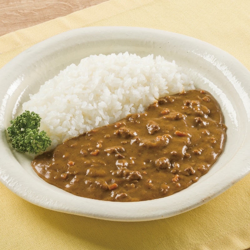キーマカレーピンバッジ 9月のマンスリーカレー 本日からです！！ 『台湾ミンチあいがけ