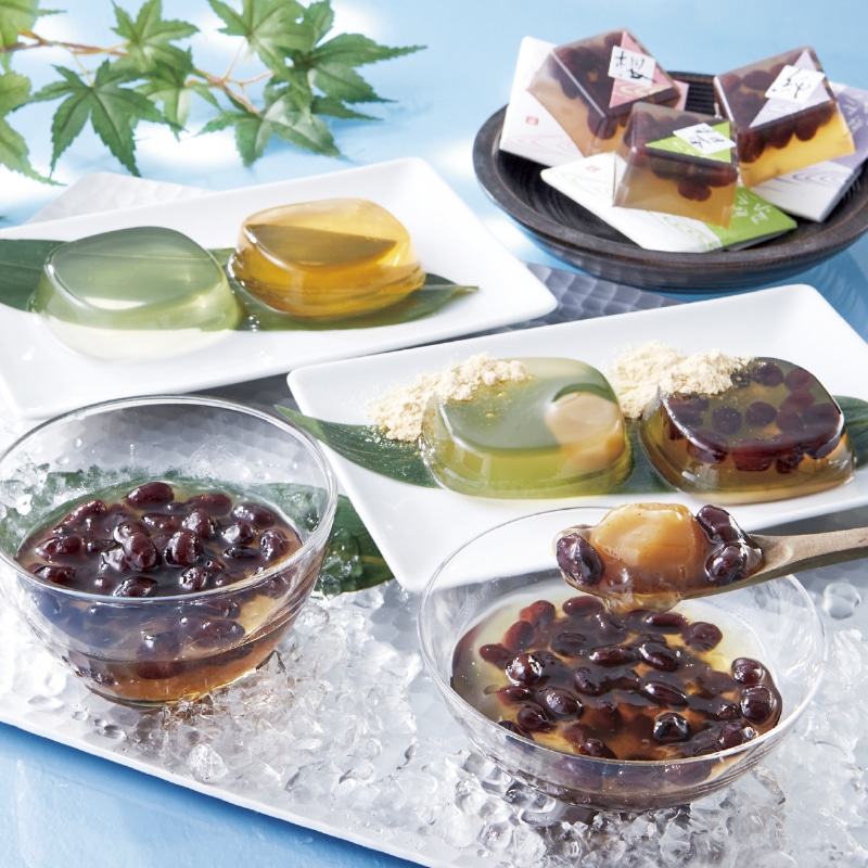 <お中元>甘味彩々 夏の和菓子セレクション