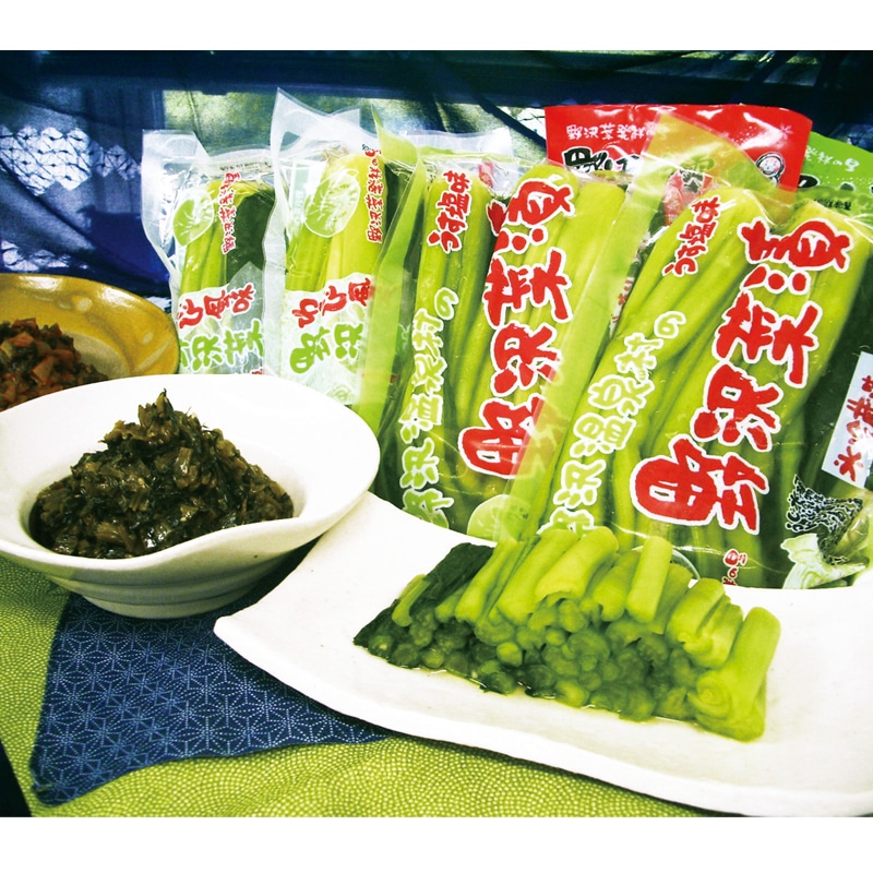 <お中元>野沢温泉村の野沢菜づくし
