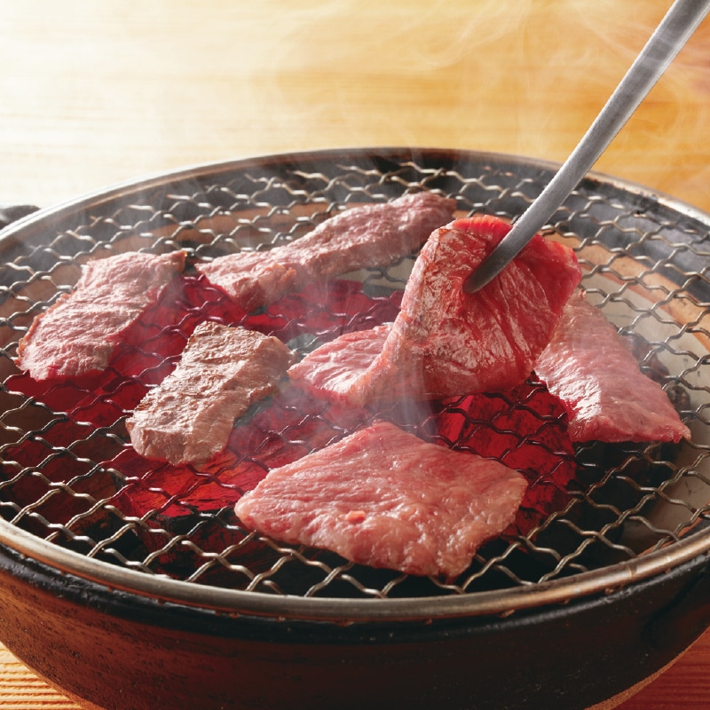 <お中元><神戸肉處 和心>松阪牛・神戸牛焼肉用(はなもり)