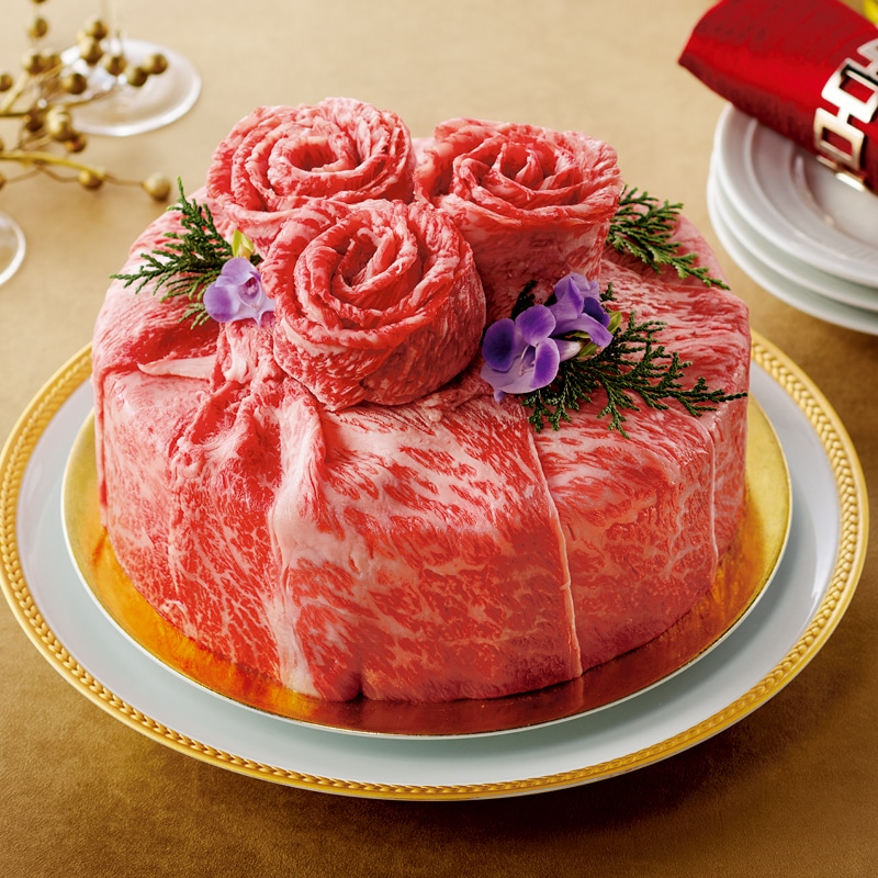<お中元>【冷凍】松阪牛(ケーキ型盛付)300g