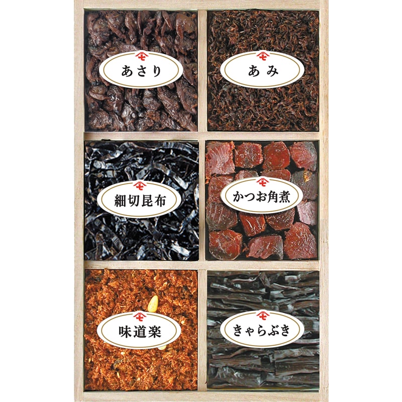 <お中元>白佃煮詰合せ6種