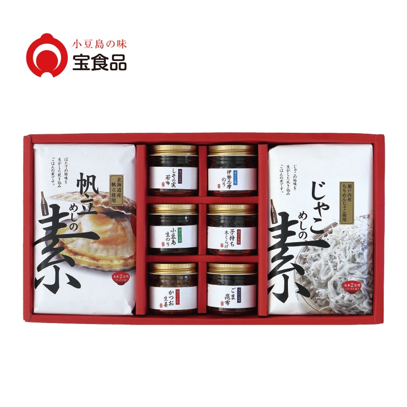 <お中元>海山の旨味 釜めしの素・小豆島佃煮詰合せ(東日本版)
