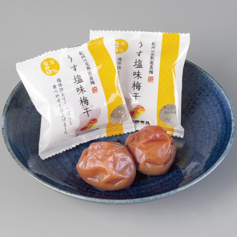 中田食品 紀州の完熟南高梅 うす塩味梅干個包装