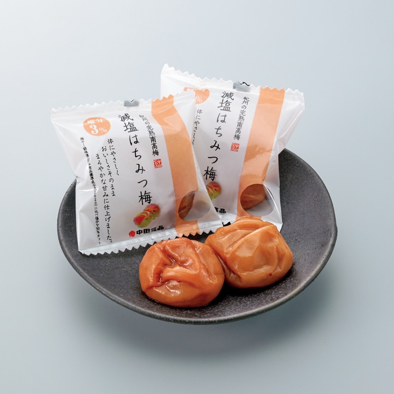 中田食品 紀州の完熟南高梅 減塩はちみつ梅個包装
