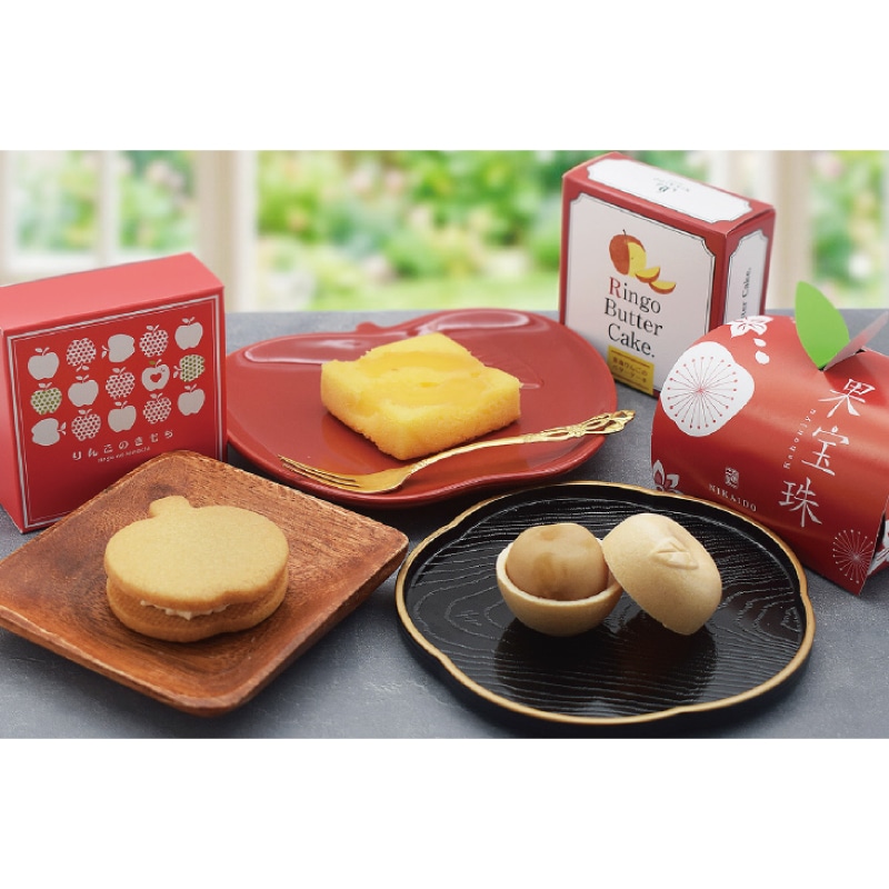 青森りんこ グッズセット まとめ売り 青森りんごお菓子セット｜郵便局のネットショップ