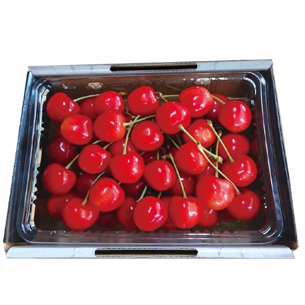 さくらんぼ佐藤錦500g バラ詰 化粧箱入