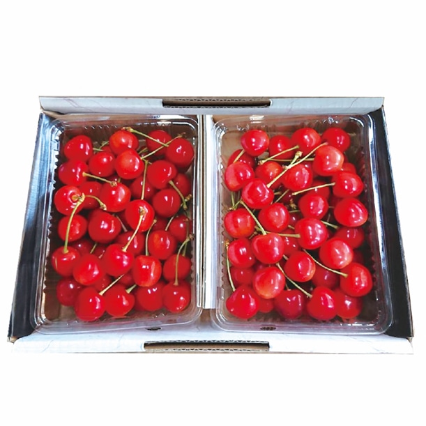 さくらんぼ紅秀峰1kg バラ詰 化粧箱入