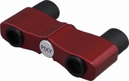 PIXY　双眼鏡　4.5X10　ワインレッド