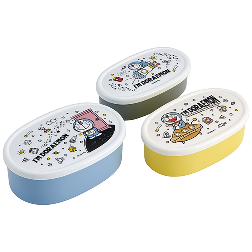 抗菌シール容器3Pセット I'm Doraemon 宇宙さんぽ SRS3SAG