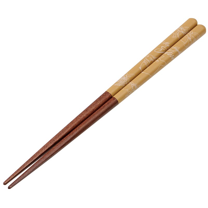 塗り箸 21cm となりのトトロ (茶) ANN4SQ