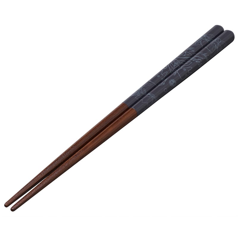 塗り箸 21cm となりのトトロ (鼠) ANN4SQ