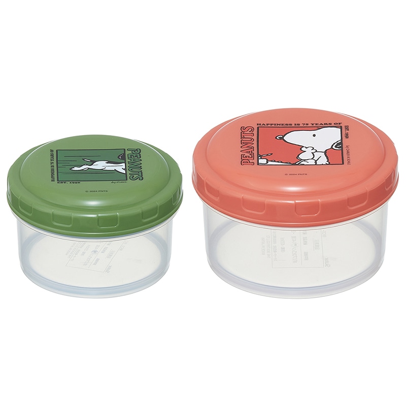 �R�� ���E���h�^�t�[�h�R���e�i�\S/M PEANUTS 75th RFC2SAG