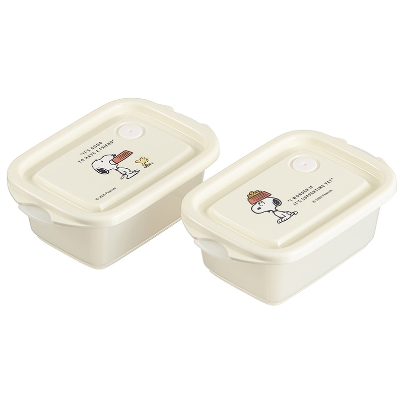 �R�ۃV�[���{�b�N�X300ml 2�� PEANUTS �o�b�W FCN1WAG