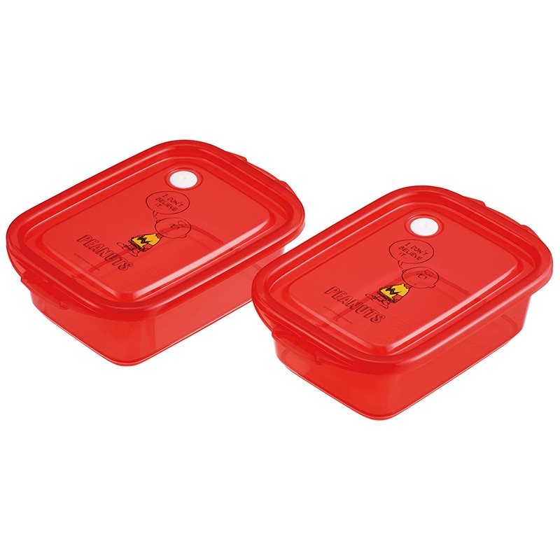 �V�[���{�b�N�X500ml 2�� PEANUTS �J���[�V���[�Y �`���[���[�E�u���E�� FCN2W