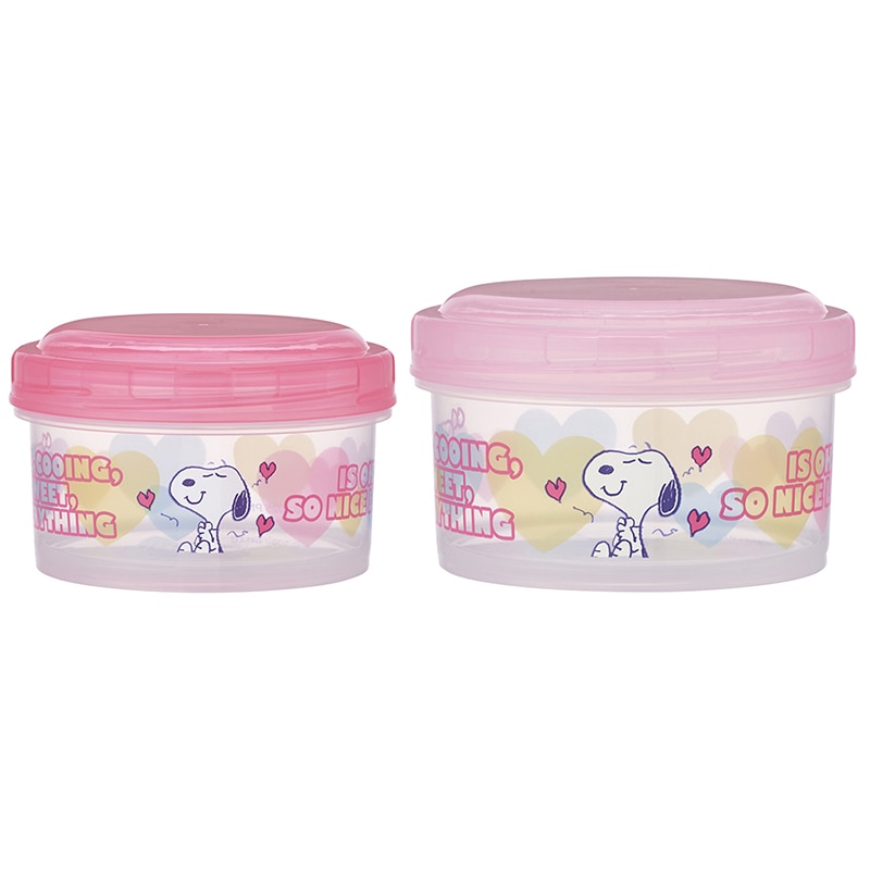 ���E���h�^�t�[�h�R���e�i�\S/M SNOOPY �N���A�n�[�g �s���N RFC2S