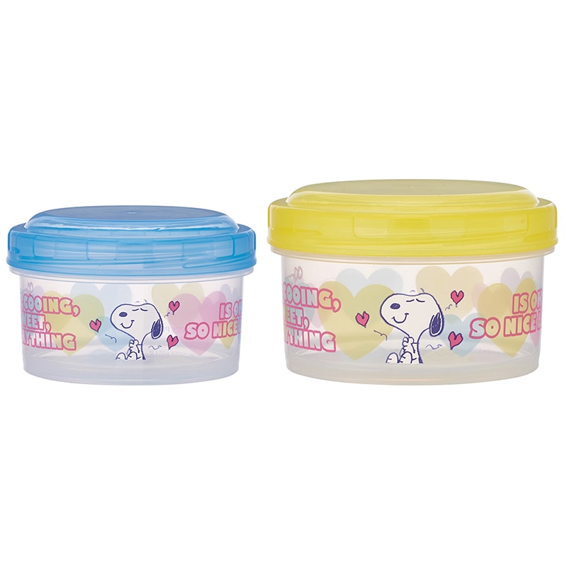 ���E���h�^�t�[�h�R���e�i�\S/M SNOOPY �N���A�n�[�g �C�G���[×�u���[ RFC2S