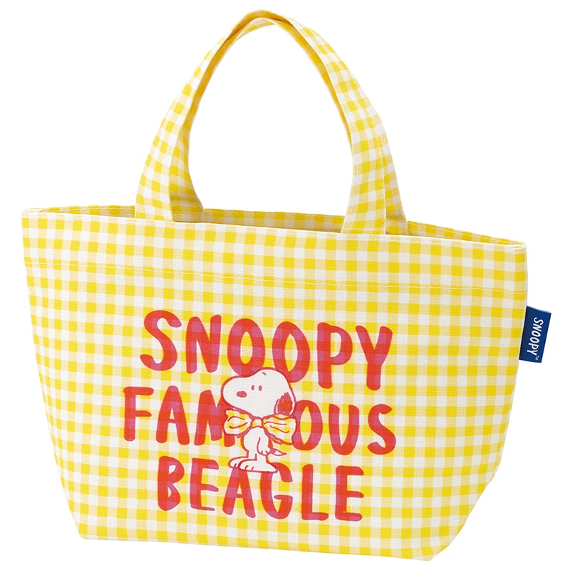 ���z�����`�g�[�g�o�b�O SNOOPY �`�F�b�N���S-YELLOW YEB1N
