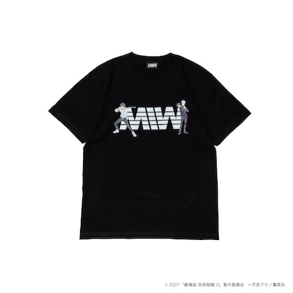 MIW × 劇場版 呪術廻戦0 crew neck tee(size M) black / 乙骨憂太・五条悟