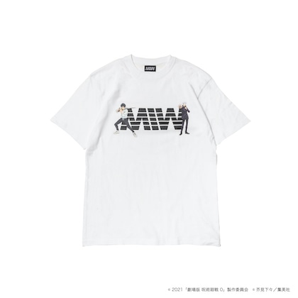 MIW × 劇場版 呪術廻戦0 crew neck tee(size XL) white / 乙骨憂太・五条悟