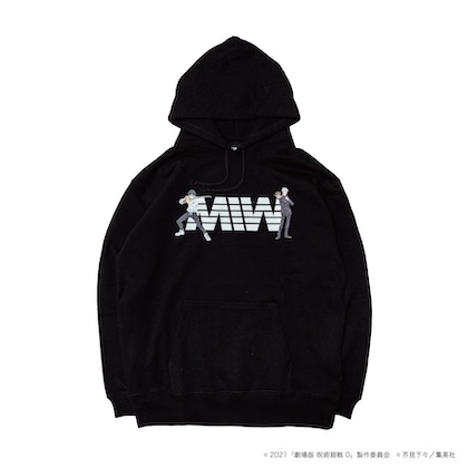 MIW × 劇場版 呪術廻戦0 pull over hoodie sweat(size M) black / 乙骨憂太・五条悟