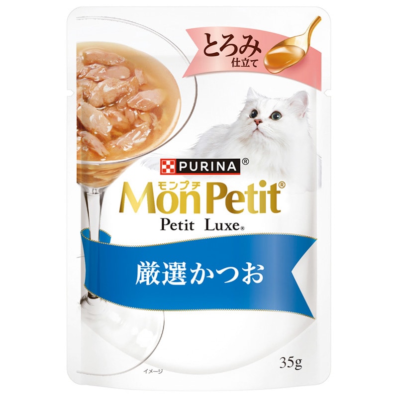 ネスレ モンプチ プチリュクス とろみ仕立て 厳選かつお 35g