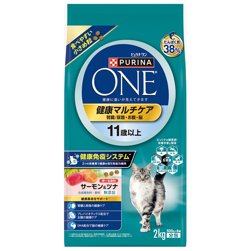 ネスレ ワンキャット 健康11歳サーモン&ツナ 2kg