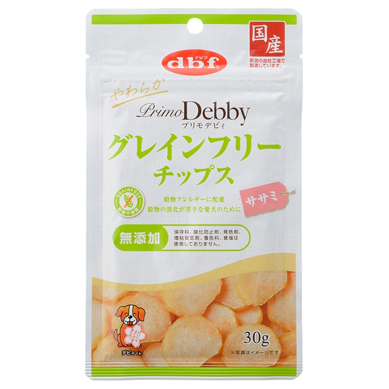デビフ プリモ グレインフリー チップス ササミ 30g