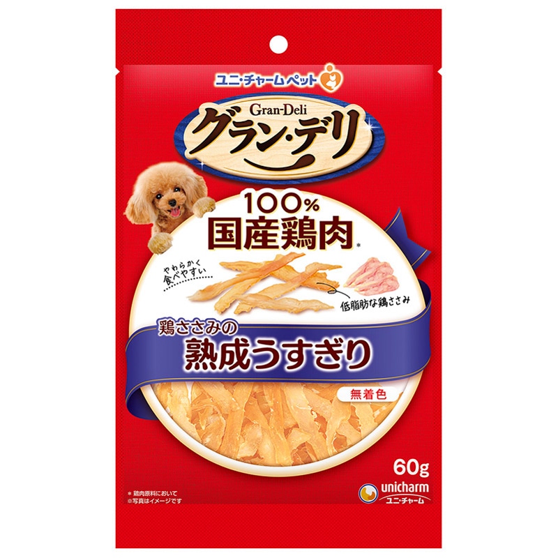 ユニ・チャーム 銀のさらごほうび熟成うすぎりささみ 60g